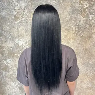 ロング カラー 編み込みエクステ/ ハイトーン りょすけのヘアスタイル