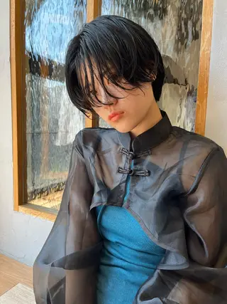 ショート パーマ お洒落パーマ/ボブ ❄️Tomoka❄️のヘアスタイル