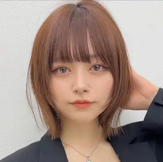 ミディアム カラー SOYON豊田市駅店所属・髪質改善/ 上村旺武のヘアスタイル