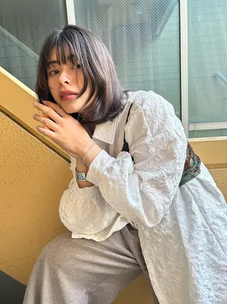 ショート カラー ショート/ボブ専門 宮脇美奈/南船場のヘアスタイル