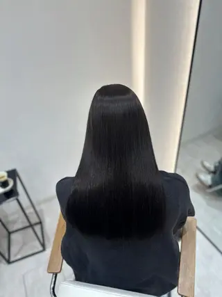 ロング 韓国ヘア/艶髪ロング グレージュ/kanaのヘアスタイル