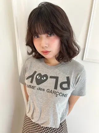 ショート ParveMix 佐々木梨紗🤍のヘアスタイル