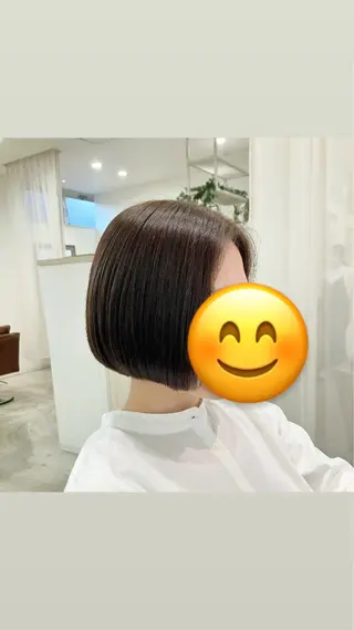 ショート adorableはなみずき店所属・唯一無二の曲がる 縮毛矯正 小林のヘアスタイル