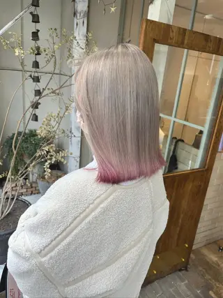 ショート カラー TELA HAIR草加店所属・艶髪カラー😊 西久保光✂️のヘアスタイル