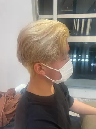 カラー メンズ ボブ/透明感カラー /nicoのヘアスタイル