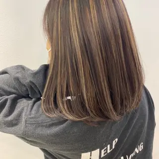 ミディアム カラー MARLE 今里店のヘアスタイル
