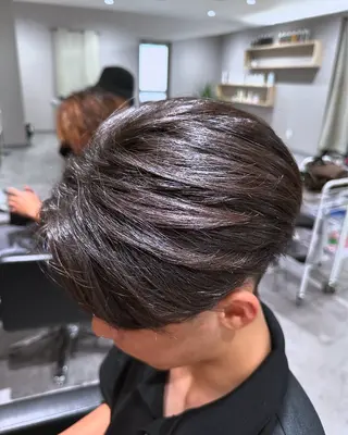 ミディアム パーマ ヘアアレンジ メンズ Mens Salon Gray by NYNY所属・メンズ特化美容師 コーショーのヘアスタイル