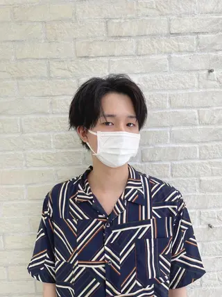 ショート メンズ 🪞髪質改善カラー× レイヤー河村真聖🪞のヘアスタイル