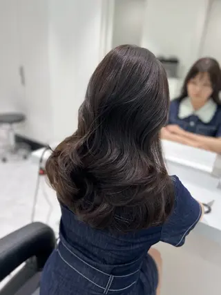 ロング まつパ/ケア ブリーチ/sEnAのヘアスタイル