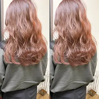 セミロング カラー ⭐️横浜ブリーチ特化 美容師 堤涼⭐️のヘアスタイル