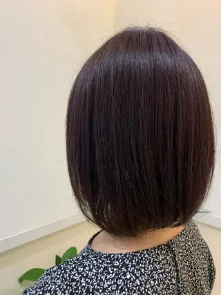 ショート カラー ブリーチしない暖色 カラー🥀杉 優菜のヘアスタイル