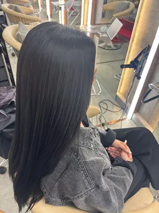 ロング 🫧Hazuki🫧 透明感カラー/縮毛のヘアスタイル
