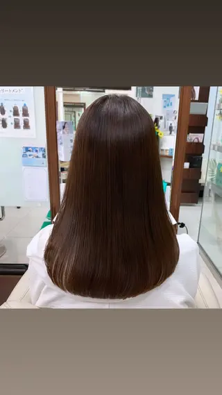 ロング パーマ 店舗指名No.1 吉岡　弘のヘアスタイル