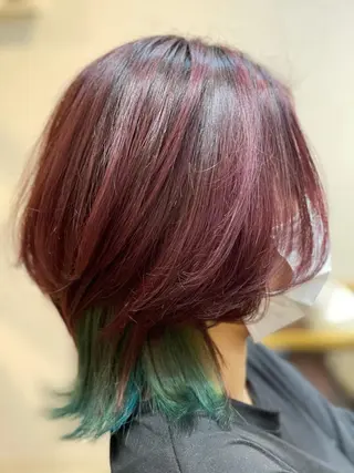 ショート カラー 巻ける縮毛矯正✨ 木下晴一朗✨のヘアスタイル