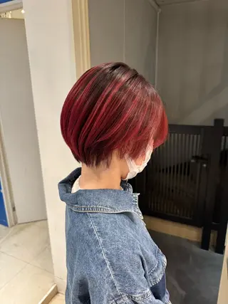 カラー 🍓URARA 🥀最強ハイトーン❤のヘアスタイル