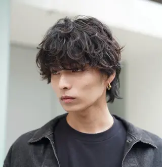 パーマ メンズ fifth 丸山太誠のヘアスタイル