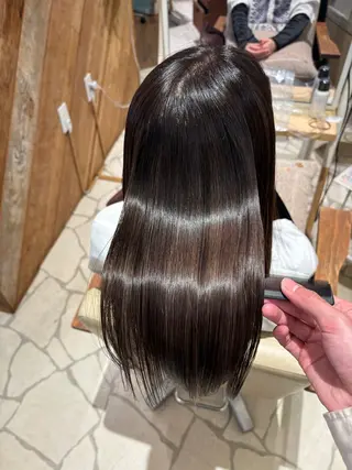 ロング レイヤーカット✨ 艶髪藤野のヘアスタイル