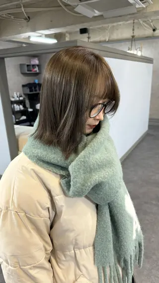 ミディアム SOAR所属・【髪質改善・コテ巻き パーマ】　長浜千紘のヘアスタイル