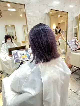 カラー まつい いぶきのヘアスタイル