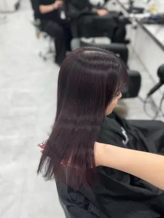 セミロング カラー 🎀愛されgirly ヘア🫧Ayakaのヘアスタイル