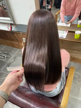 ロング SOYON西大寺店所属・ダブルカラー/ 髪質改善💎安藤のヘアスタイル