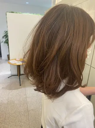 ミディアム ROSSO hair &spa所属・ROSSO 大橋店 /大野　凜のヘアスタイル