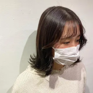 ミディアム カラー 🖤KURUMI🖤 潤艶・髪質改善のヘアスタイル