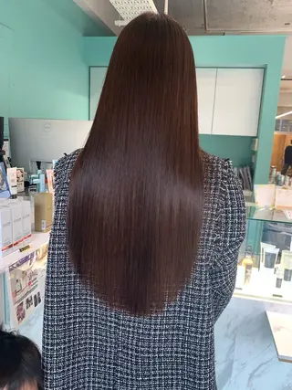 ロング 髪質改善&縮毛矯正 池本 有宏のヘアスタイル