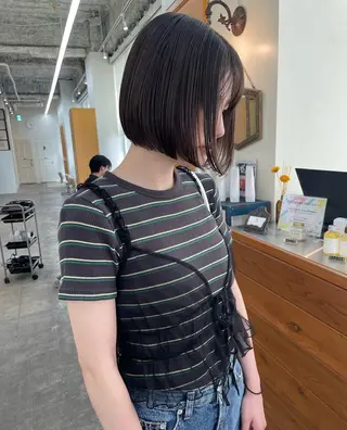 ショート 透明感カラー🫧 CHIHIROのヘアスタイル