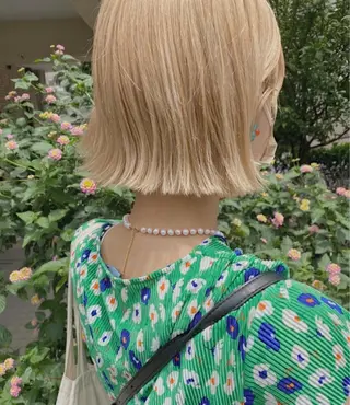ショート ボブ ホノカのヘアスタイル