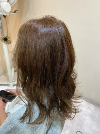 セミロング 清水 有紗のヘアスタイル