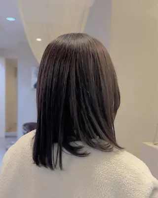 ミディアム 梅本 夢香のヘアスタイル