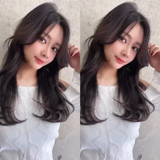 ロング 韓国ヘア特化型美容師 カワノマイ🇰🇷のヘアスタイル