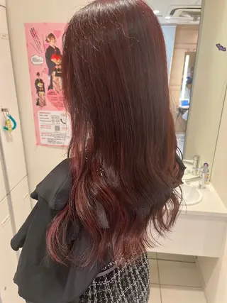 カラー 💕ピンクカラー/モ デル募集/あゆり💕のヘアスタイル