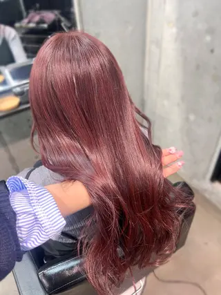 ロング カラー 透明感カラー ✨ 韓国艶髪💗菅原のヘアスタイル