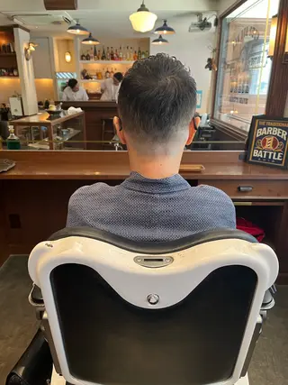 ショート BARBERSHOP DALIE所属・喜瀬 慎斗のヘアスタイル