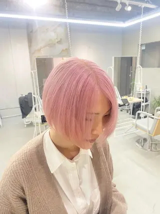 ショート カラー qulim所属・前橋 姫奈のヘアスタイル