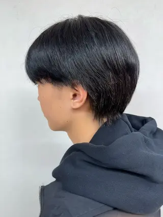 ショート メンズ パーマ/ハイトーン /吉田眞のヘアスタイル