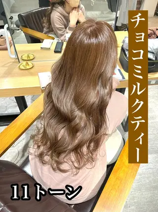 ロング カラー 艶髪カラー 渡辺岳也のヘアスタイル