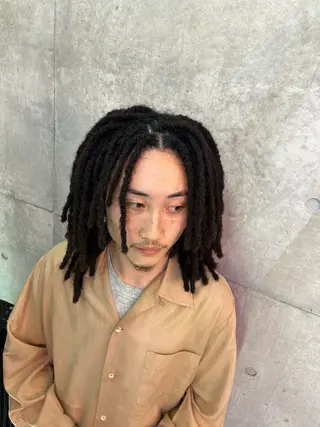 ロング メンズ HARURU🪮✨ ブレイズ海外ヘアのヘアスタイル