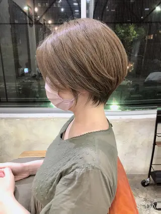 ショート 髪質改善✨ハツメイ オグ✂️のヘアスタイル