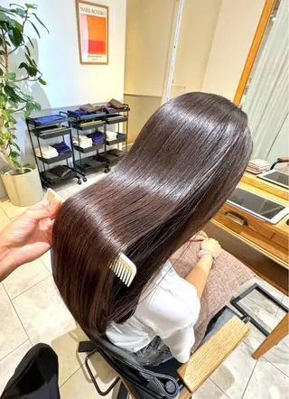 ロング カラー 長濱 奏のヘアスタイル