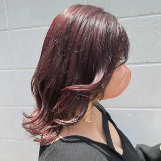 ミディアム インナーカラー♡ Nanakoのヘアスタイル