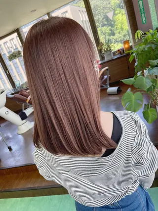 ミディアム カラー 土居 正季のヘアスタイル