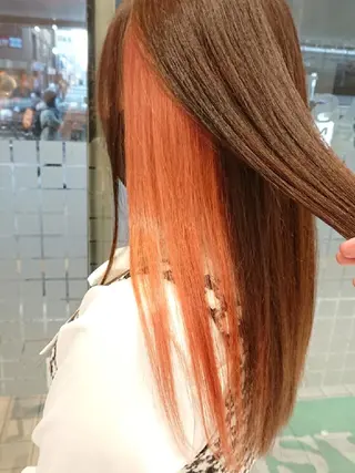 ロング カラー あらげ 🌈推しカラー🌈ᵕのヘアスタイル