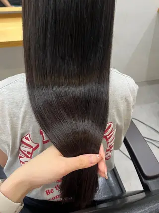 ロング パーマ 谷 里美のヘアスタイル