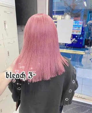 ミディアム ハイトーン×エクステ 💞くるみのヘアスタイル