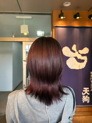 ミディアム カラー Akko💋 モデル大募集です！のヘアスタイル