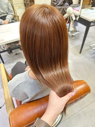 ミディアム カラー JYUNESU表参道所属・韓国ヘア🇰🇷🎀 透明感カラーのヘアスタイル