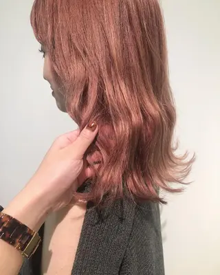 ミディアム カラー レイヤー/お顔まわり 暖色カラー🍑Amiのその他イメージ